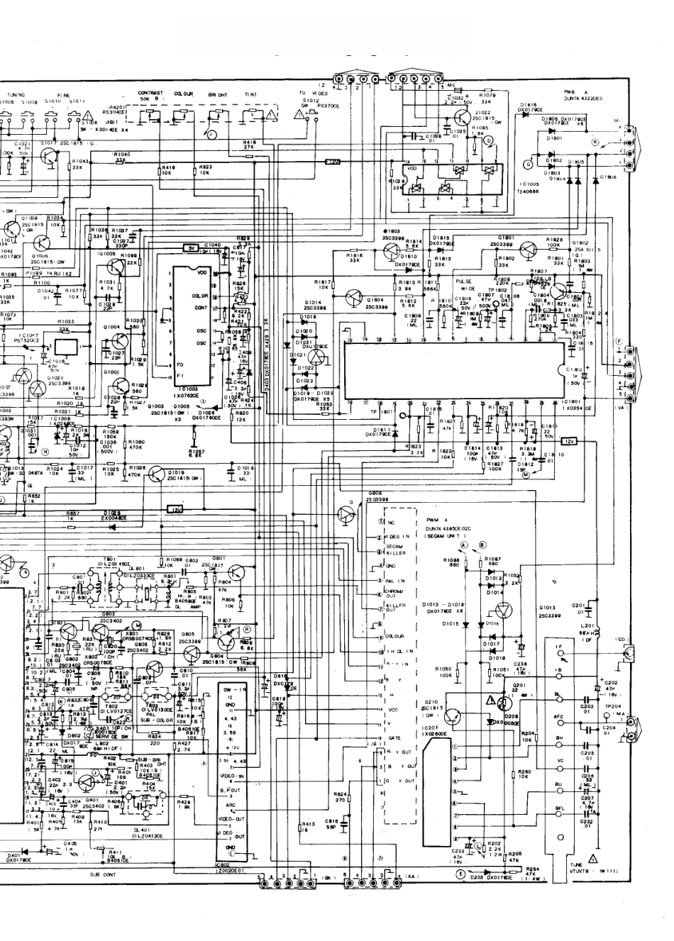 夏普DV-2130EX彩电电路原理图_夏普  DV-2130EX(04).pdf_第1页