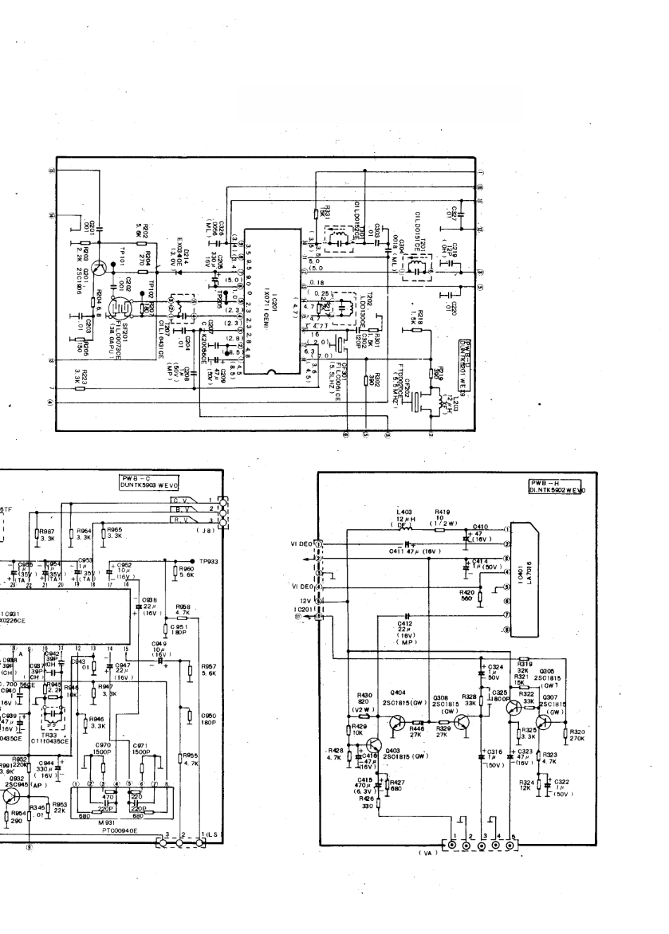 夏普CV-2132CK彩电电路原理图_夏普  CV-2131BK、CV-2131CK1、CV-2131SC(04).pdf_第1页