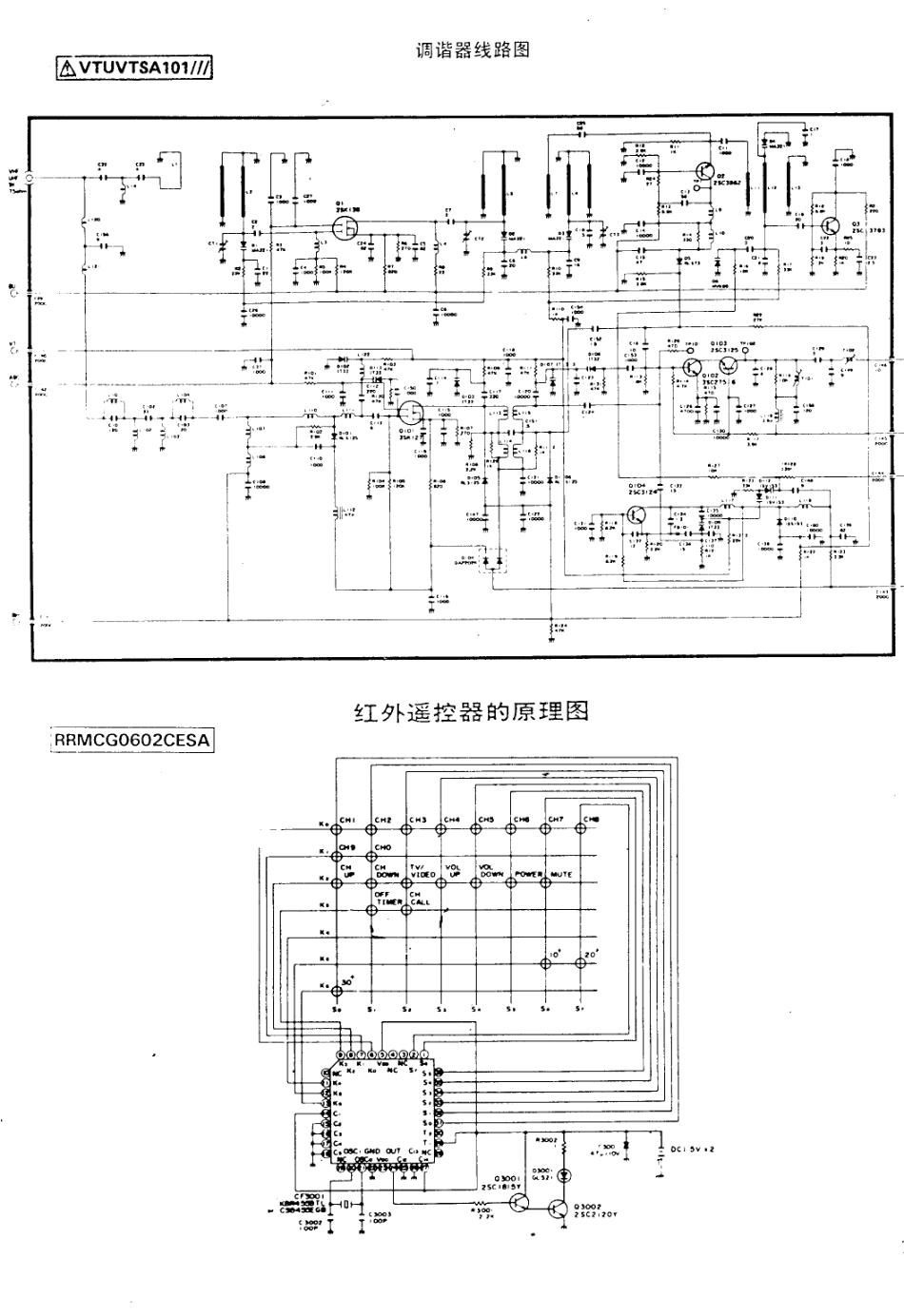 夏普CV-2121CK彩电电路原理图_夏普  CV-2121CK、CV-2121DK(05).pdf_第1页