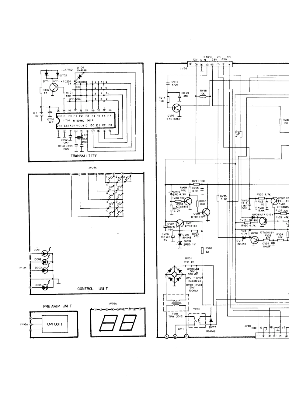 夏普CV-2018VR彩电电路原理图_夏普  CV-2018VR(03).pdf_第1页