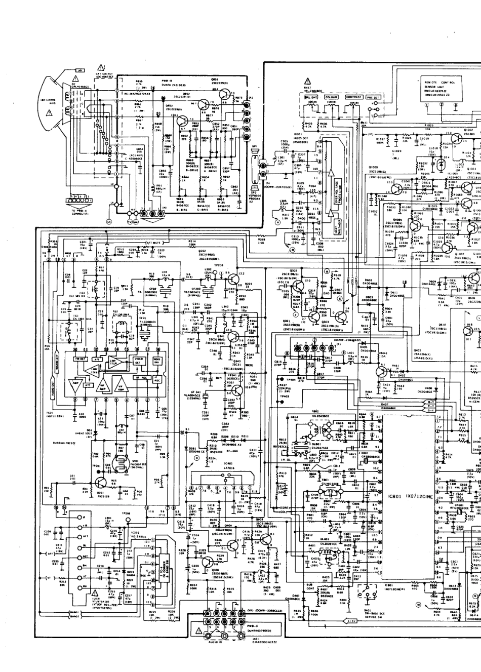 夏普C-5407CK1彩电电路原理图_夏普  C5407CK1(01).pdf_第1页