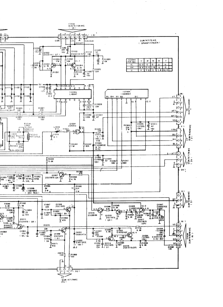 夏普C-2106VIA彩电电路原理图_夏普  C-2106VIA(06).pdf_第1页