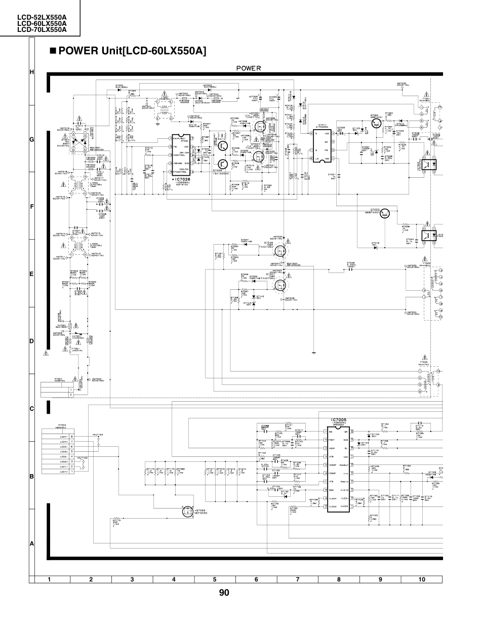 夏普70LX550A液晶电源板电路图.pdf_第1页