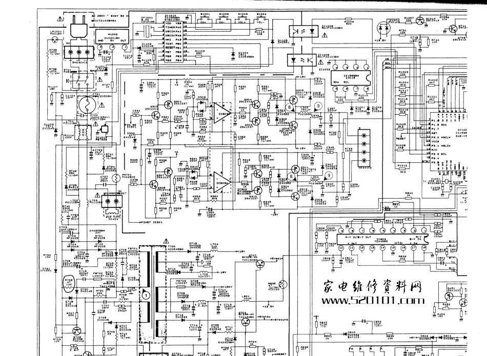 夏普63CS03S彩电原理图_夏普63CS03S.pdf_第1页