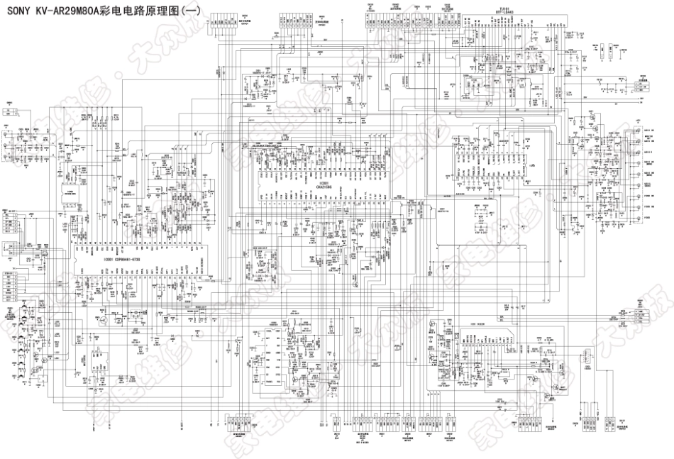 索尼KV-AR29M80A彩电电路原理图_SONY KV-AR29M80A彩电电路原理图(一）.pdf_第1页