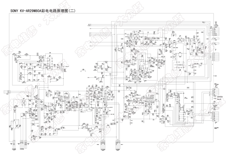 索尼KV-AR29M80A彩电电路原理图_SONY KV-AR29M80A彩电电路原理图(二）.pdf_第1页