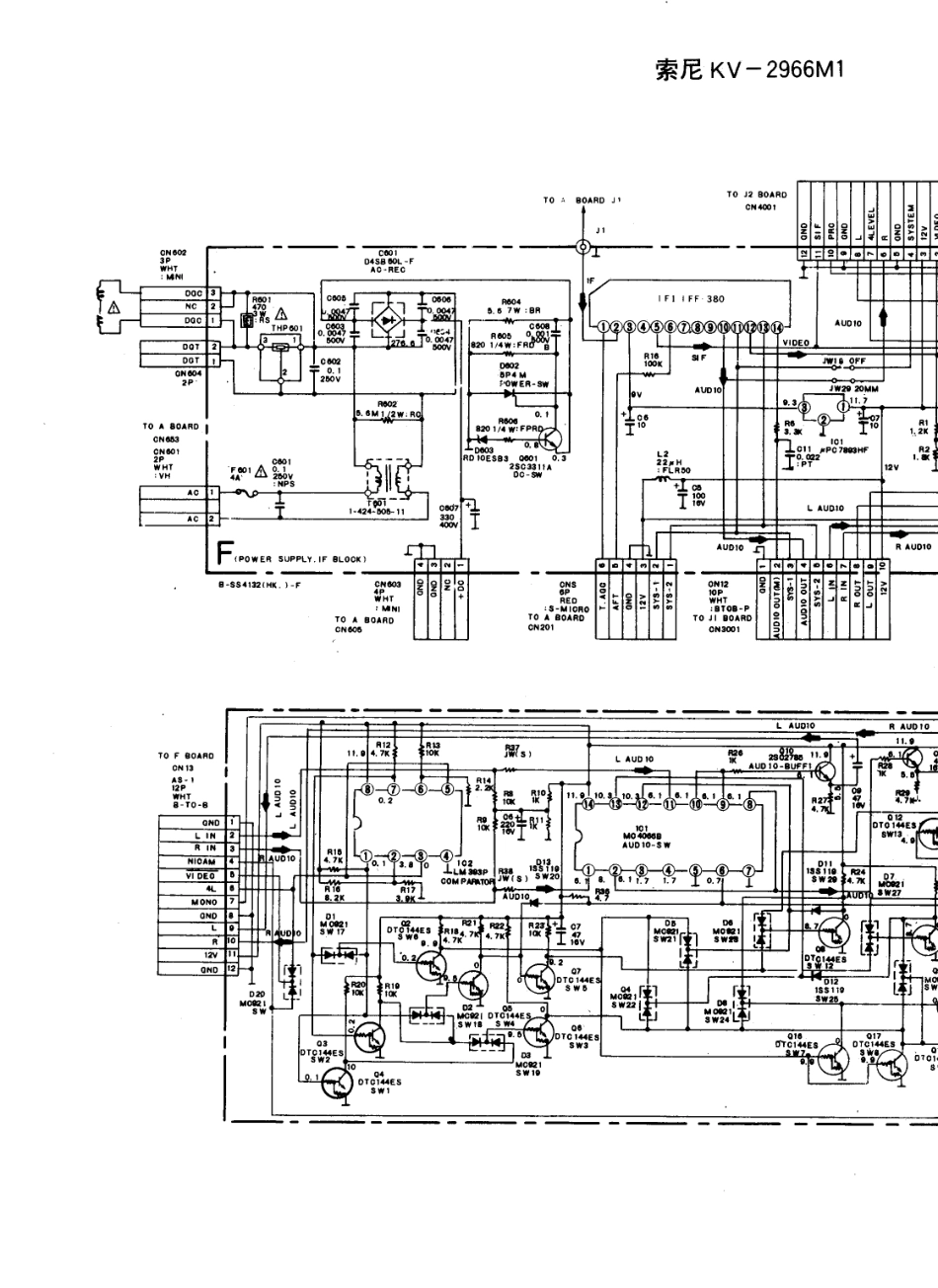 索尼KV-2966M1彩电原理图_索尼  KV-2966M1(05).pdf_第1页