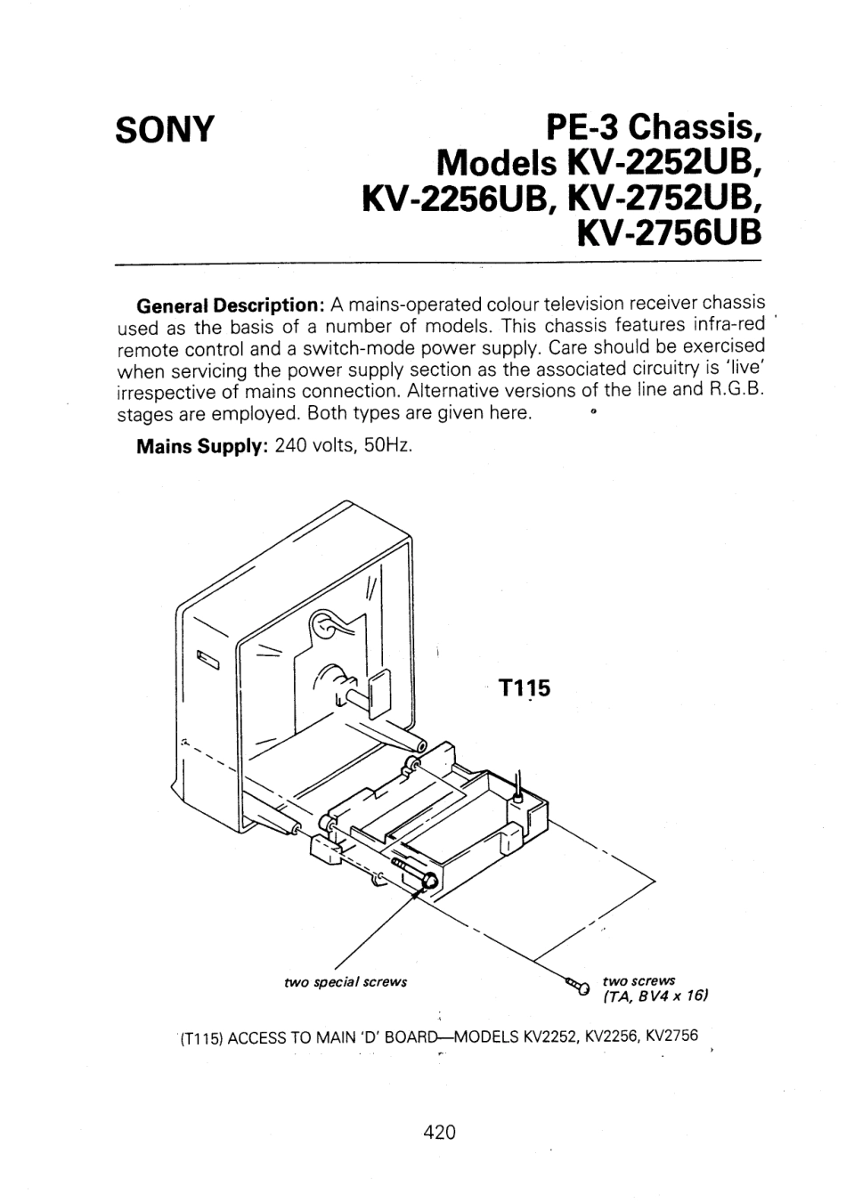 索尼KV-2252UB彩电原理图.pdf_第1页