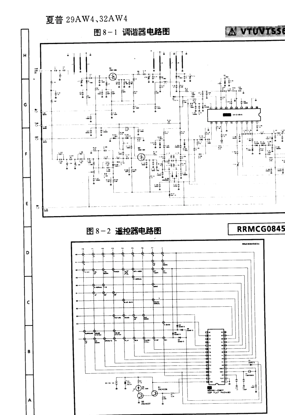 夏普32AW4彩电（A-100机芯）彩电电路原理图_夏普  29AW4、32AW4（A-100机芯）(01).pdf_第1页