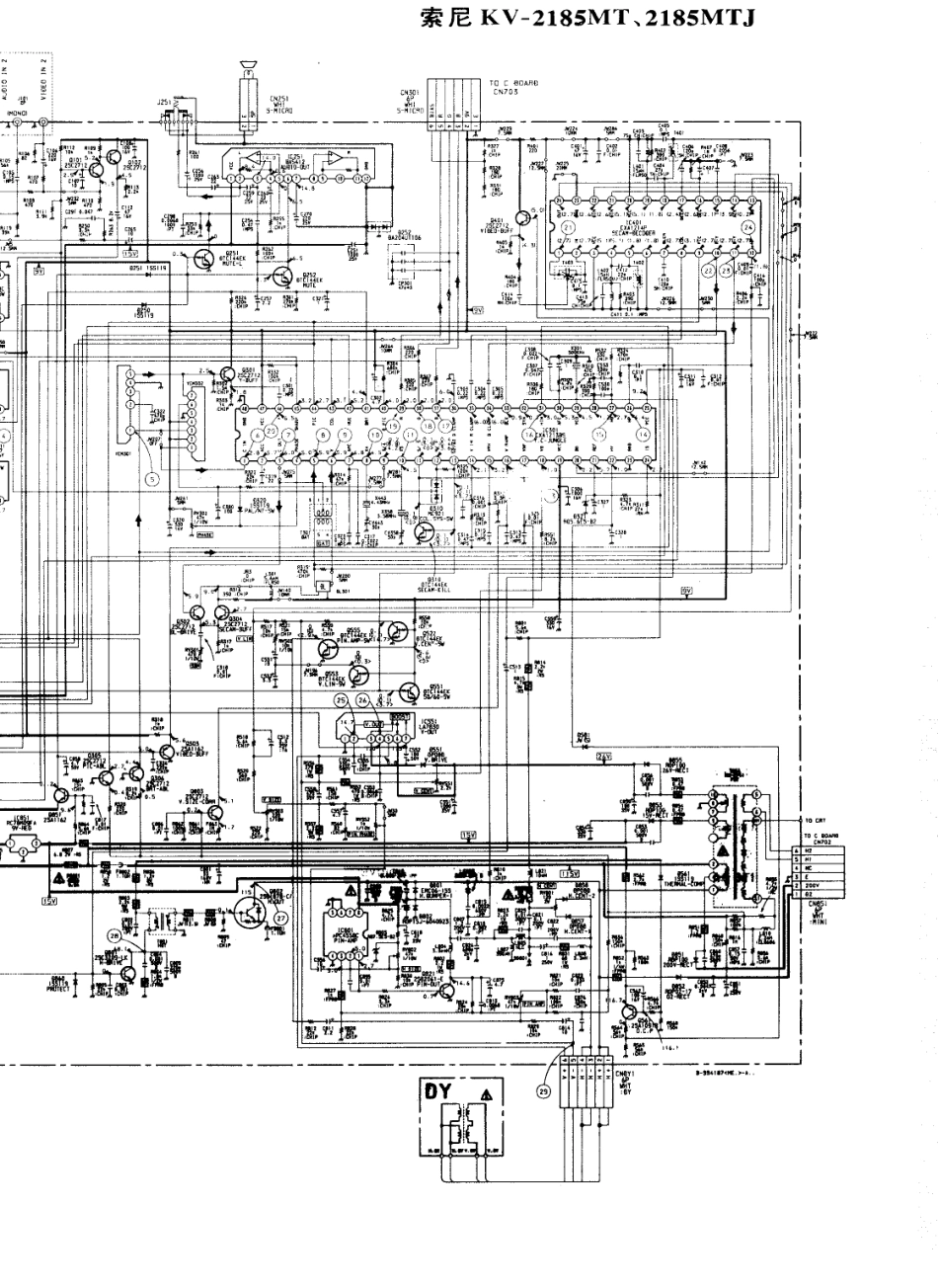 索尼KV-1499XF彩电原理图_索尼  KV-2185MT、KV-2185MTJ(02).pdf_第1页