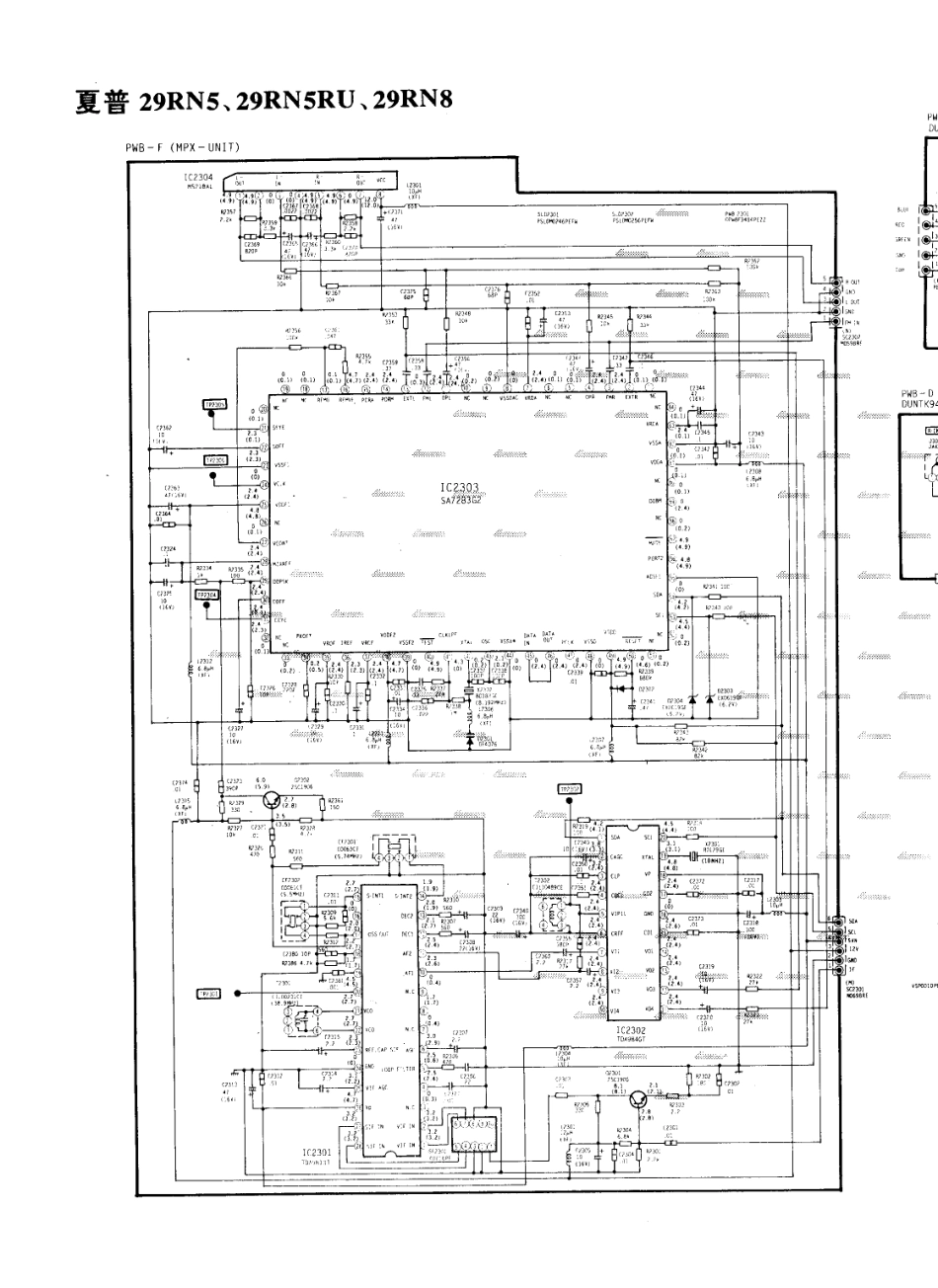 夏普29RN8彩电电路原理图_夏普  29RN5、RN5RU、29RN8(05).pdf_第1页