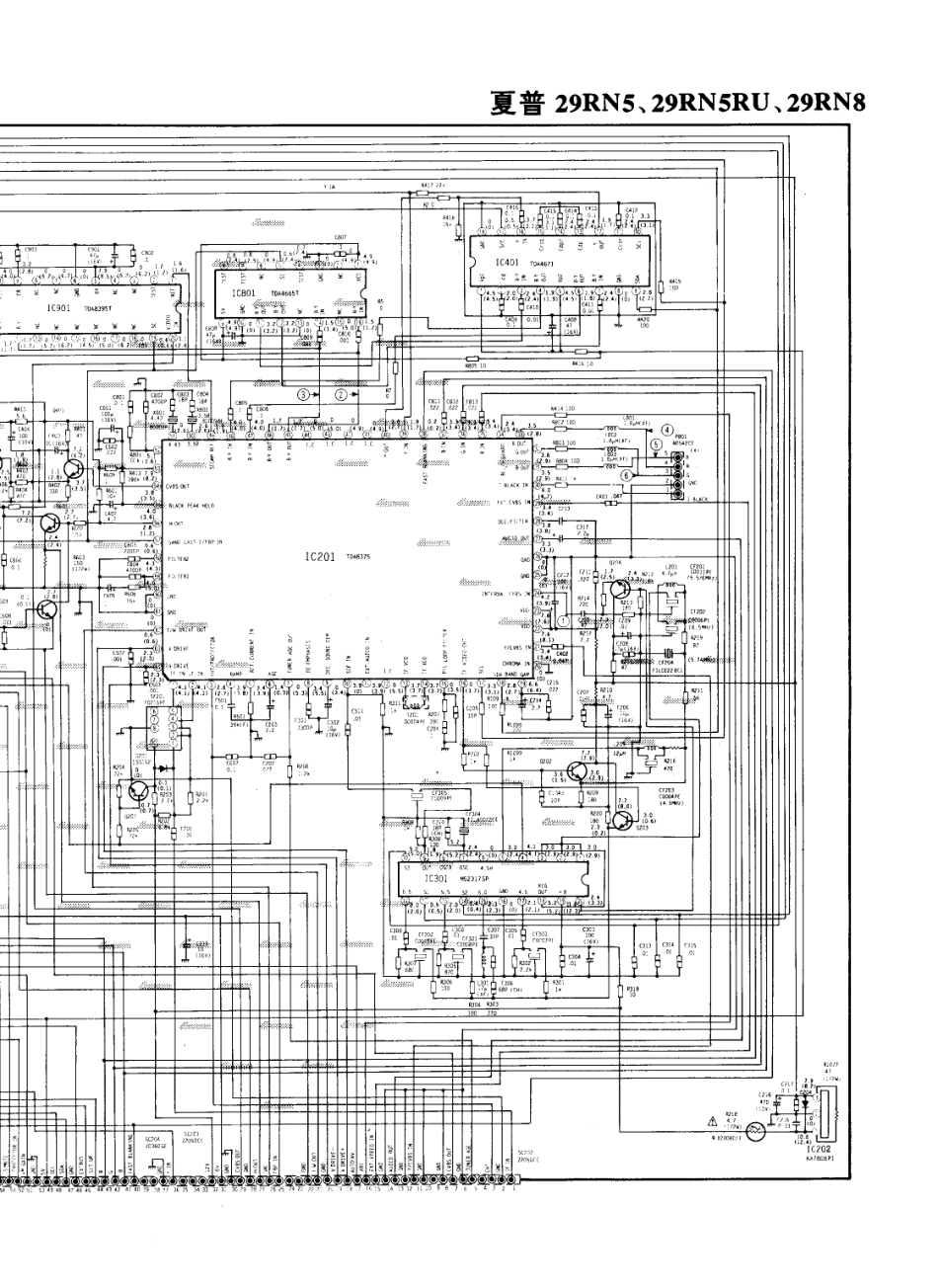 夏普29RN8彩电电路原理图_夏普  29RN5、RN5RU、29RN8(04).pdf_第1页