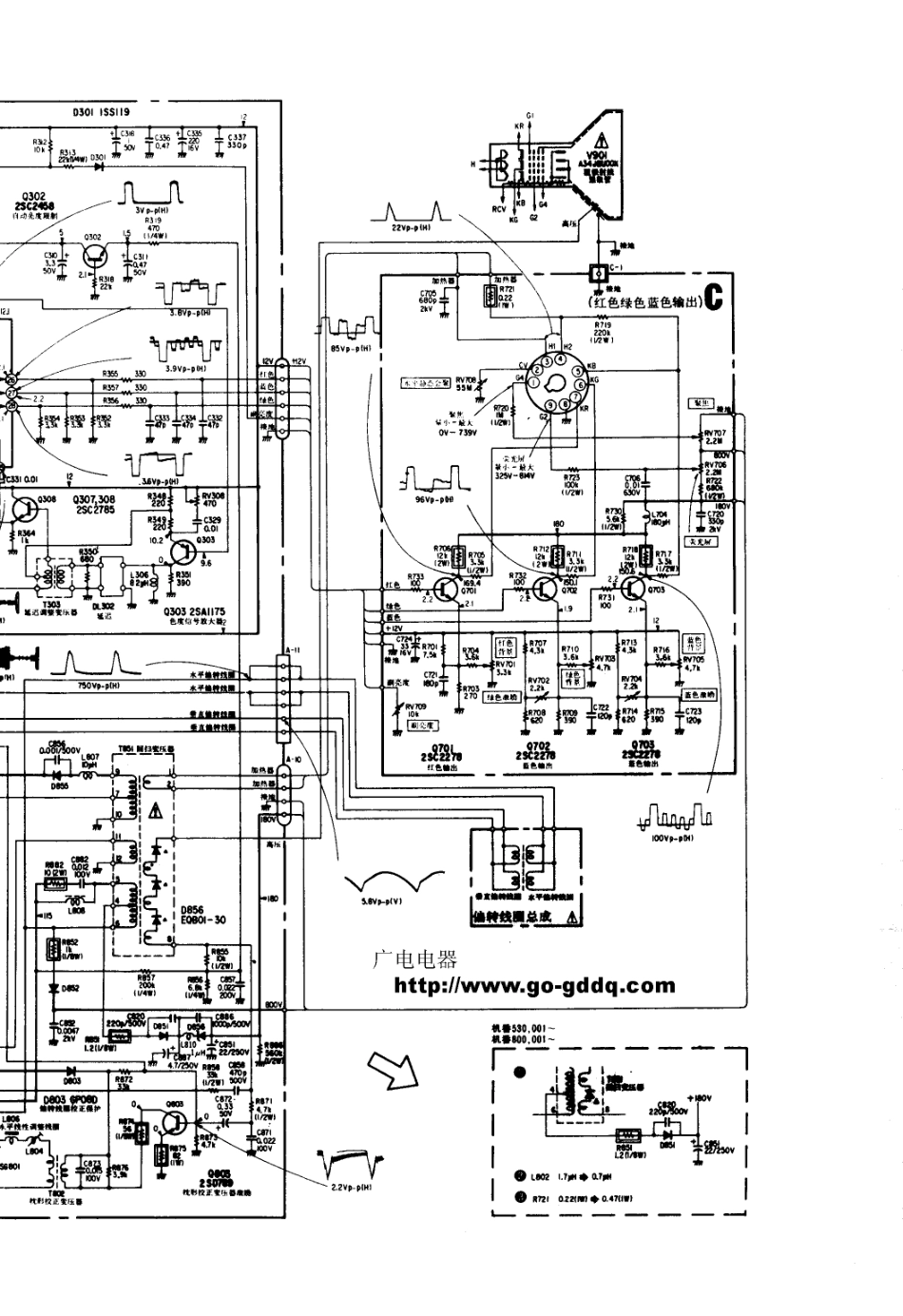 索尼KV-1430彩电原理图_索尼  KV-1430CH(04).pdf_第1页