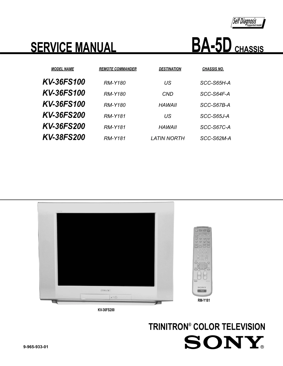 索尼KV-38FS200彩电维修手册和原理图.pdf_第2页