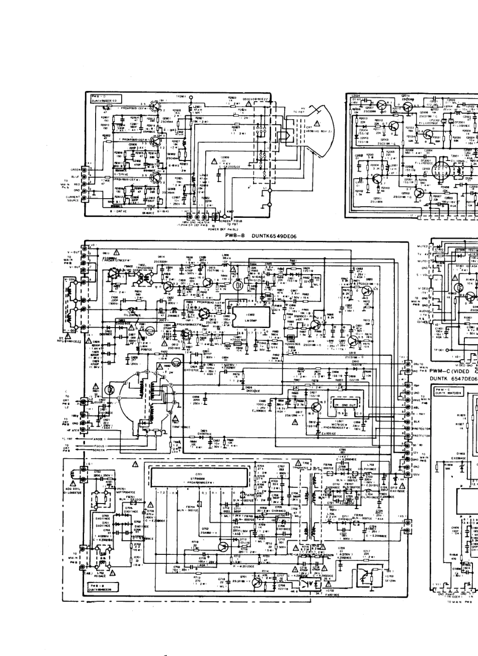 夏普29N42-E2彩电电路原理图_夏普  25N42-E2、29N42-E2(01).pdf_第1页