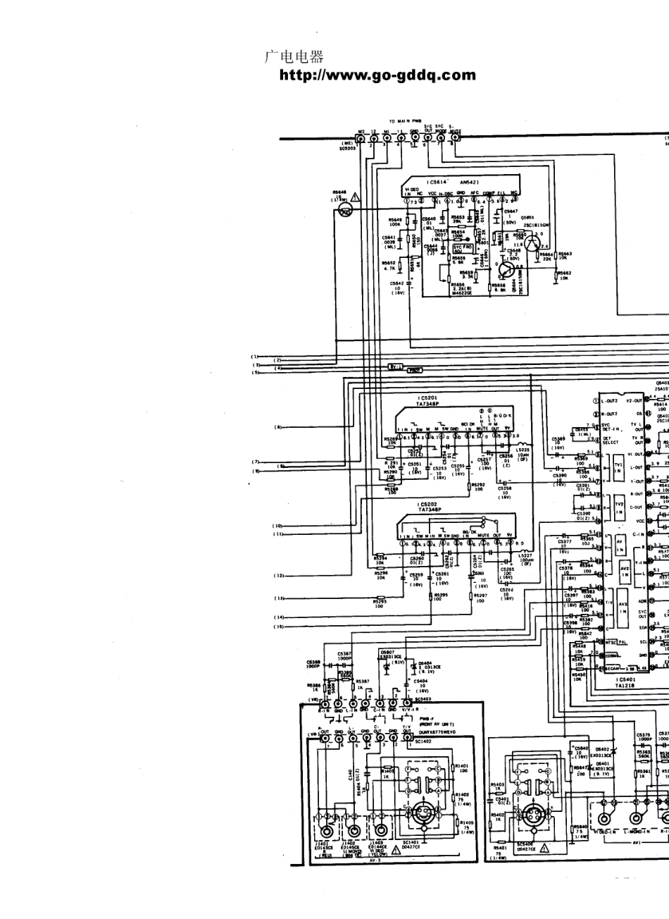 夏普29HX彩电电路原理图_夏普  29HX、29HX5、29HX8(11).pdf_第1页