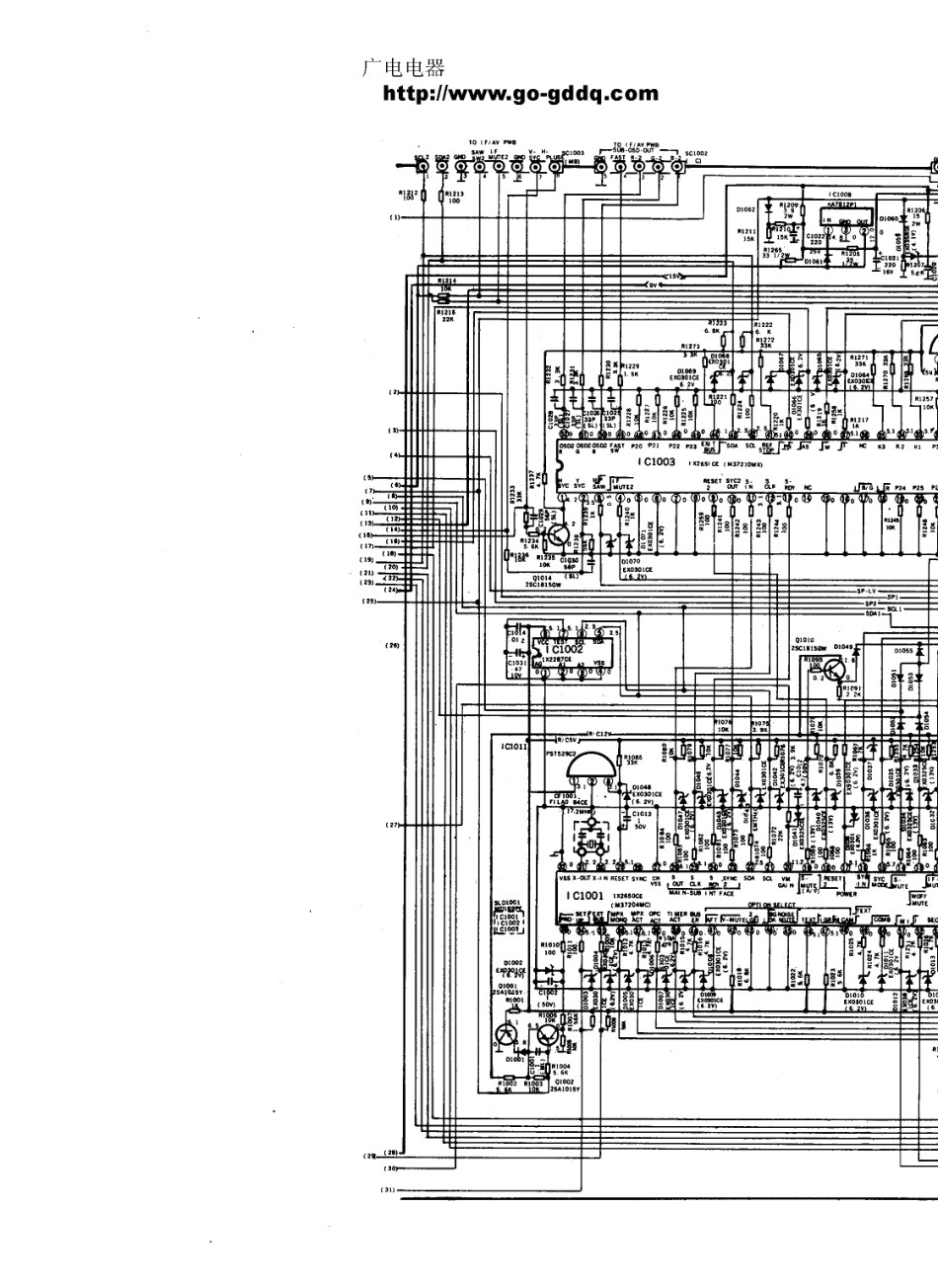 夏普29HX彩电电路原理图_夏普  29HX、29HX5、29HX8(03).pdf_第1页