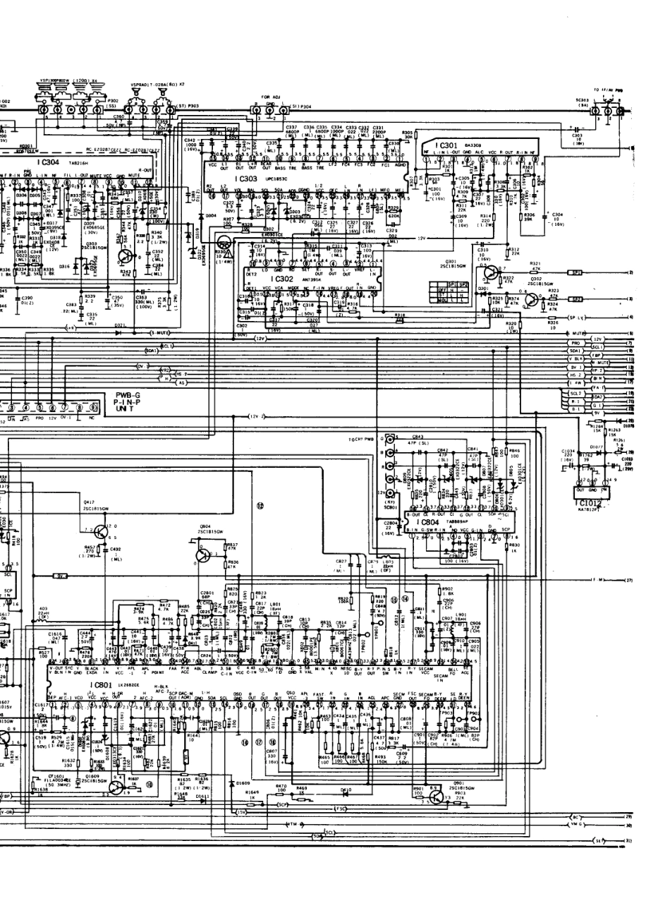 夏普29HX彩电电路原理图_夏普  29HX、29HX5、29HX8(02).pdf_第1页