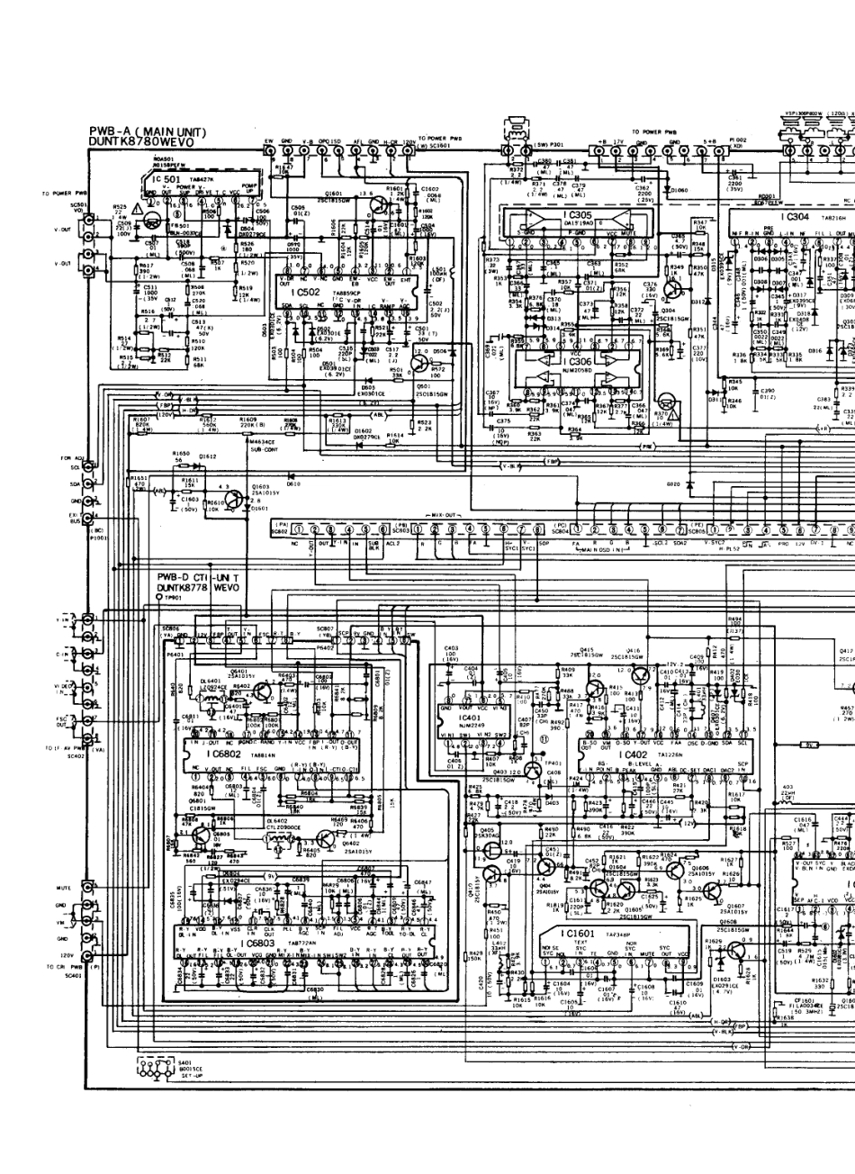 夏普29HX彩电电路原理图_夏普  29HX、29HX5、29HX8(01).pdf_第1页