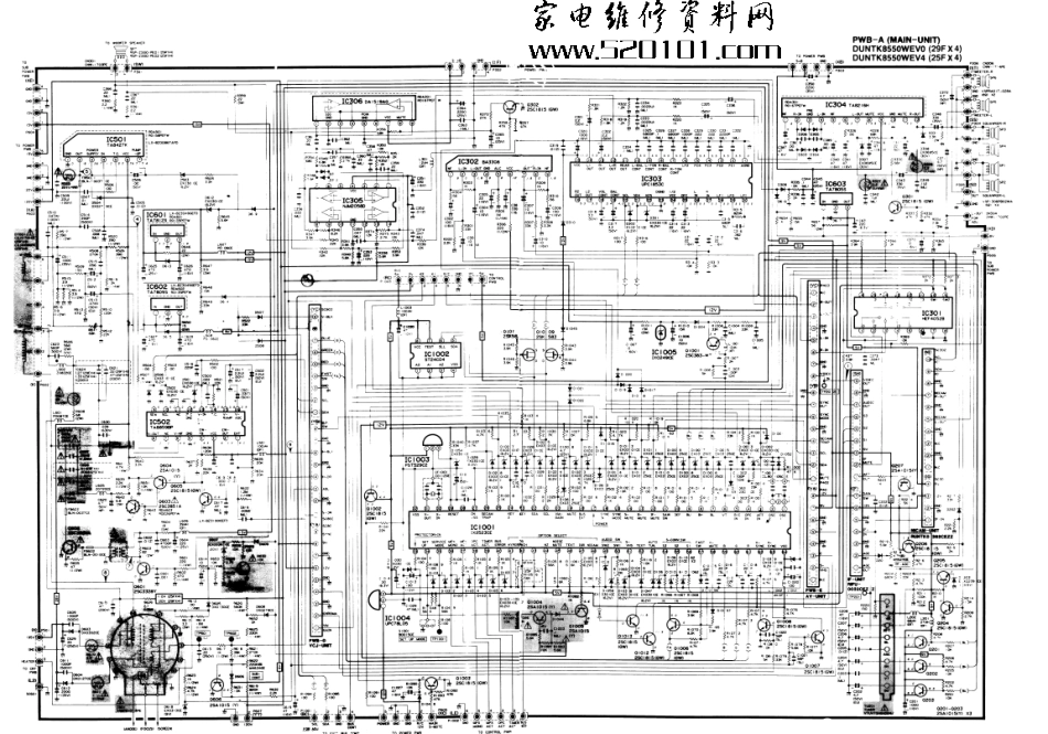 夏普29FX4彩电原理图_夏普29FX4.pdf_第1页