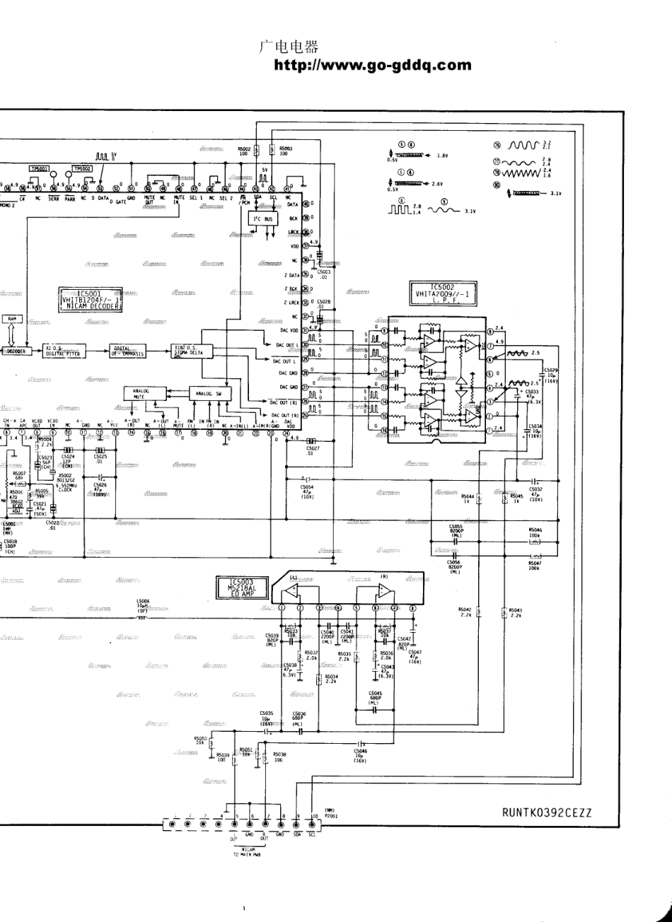 夏普29EX4彩电电路原理图_夏普  29EX4(12).pdf_第1页