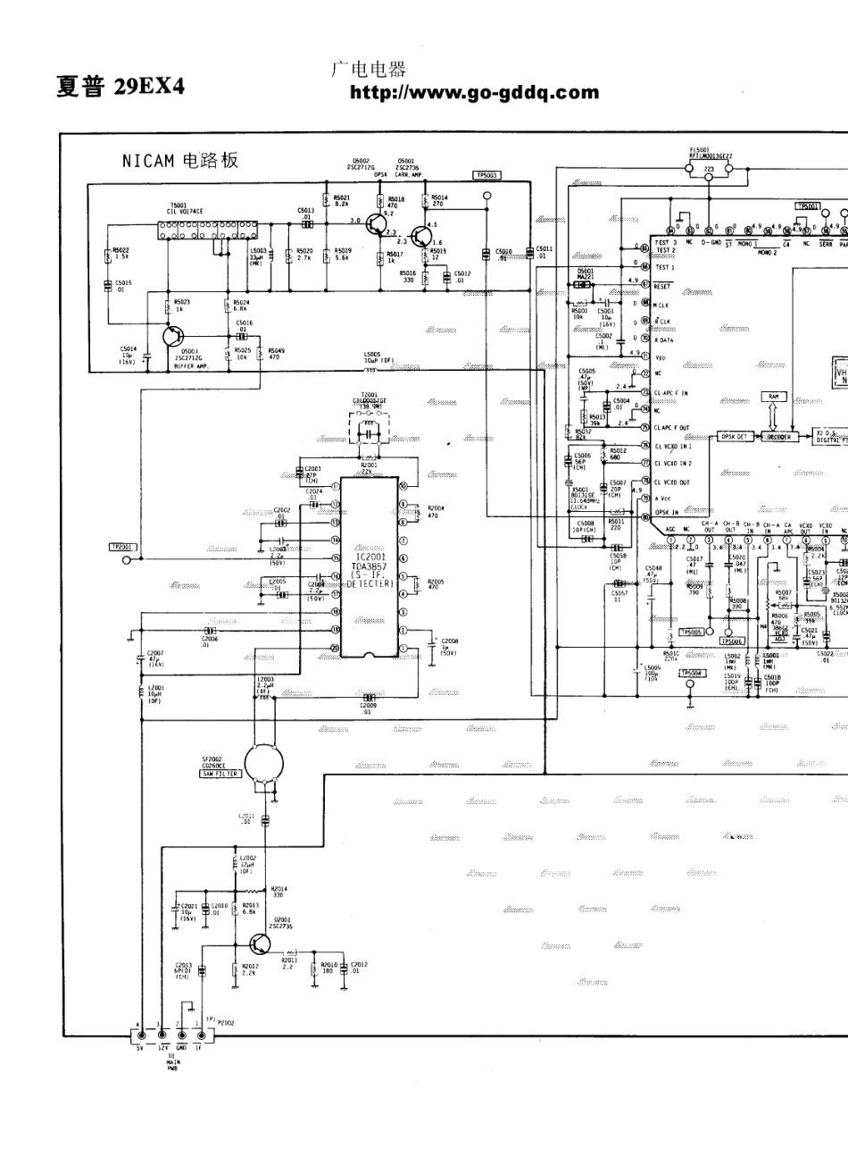 夏普29EX4彩电电路原理图_夏普  29EX4(11).pdf_第1页