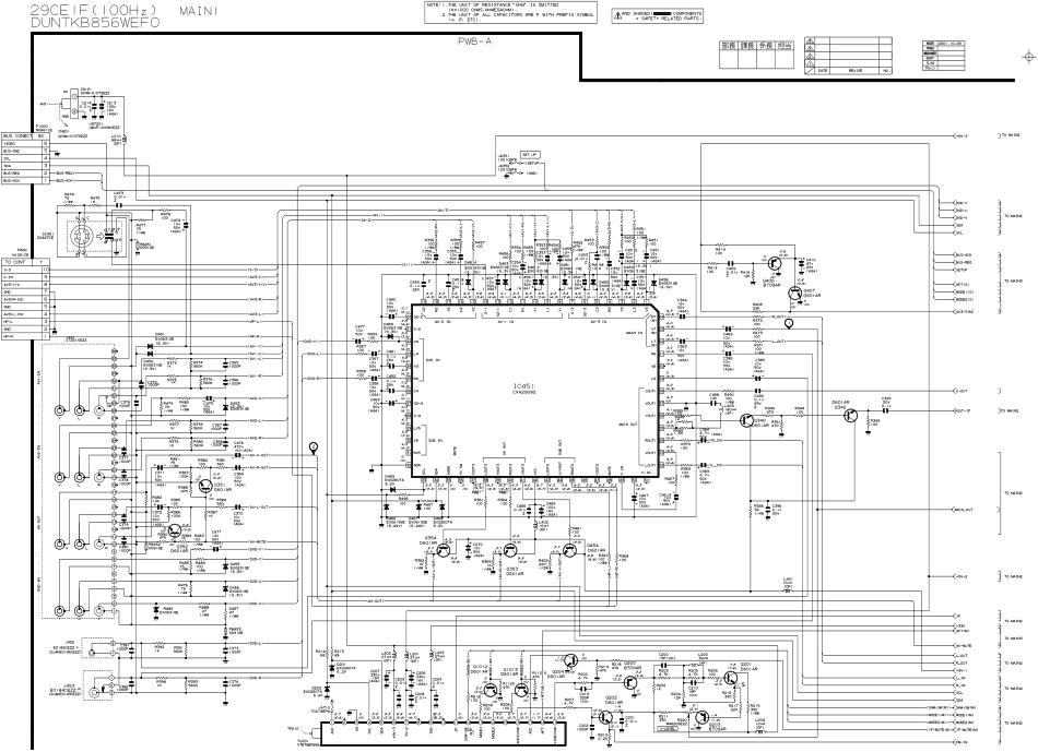 夏普29CE1F彩电电路原理图_29CE1F.pdf_第2页