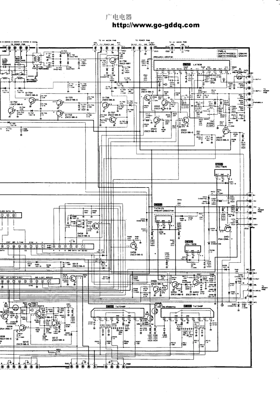 夏普29AX4彩电电路原理图_夏普  25AX4、29AX4(09).pdf_第1页