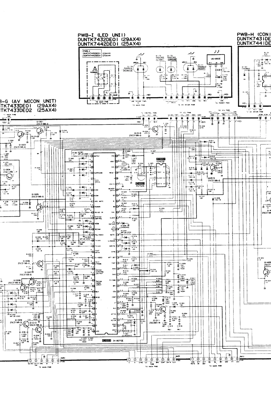 夏普29AX4彩电电路原理图_夏普  25AX4、29AX4(02).pdf_第1页