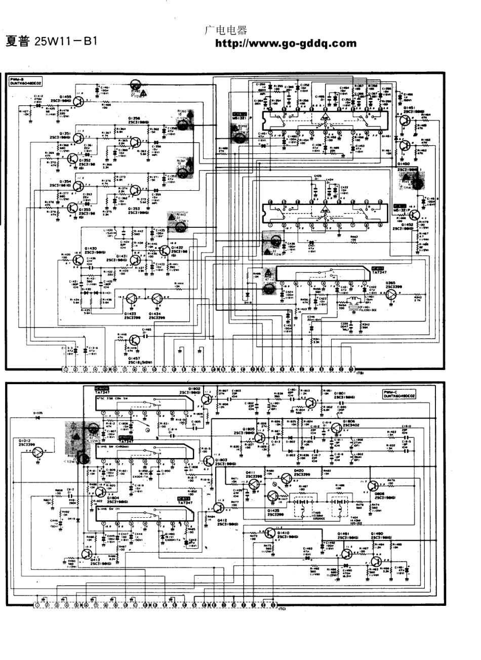 夏普25W11-B1彩电电路原理图_夏普  25W11-B1(06).pdf_第1页