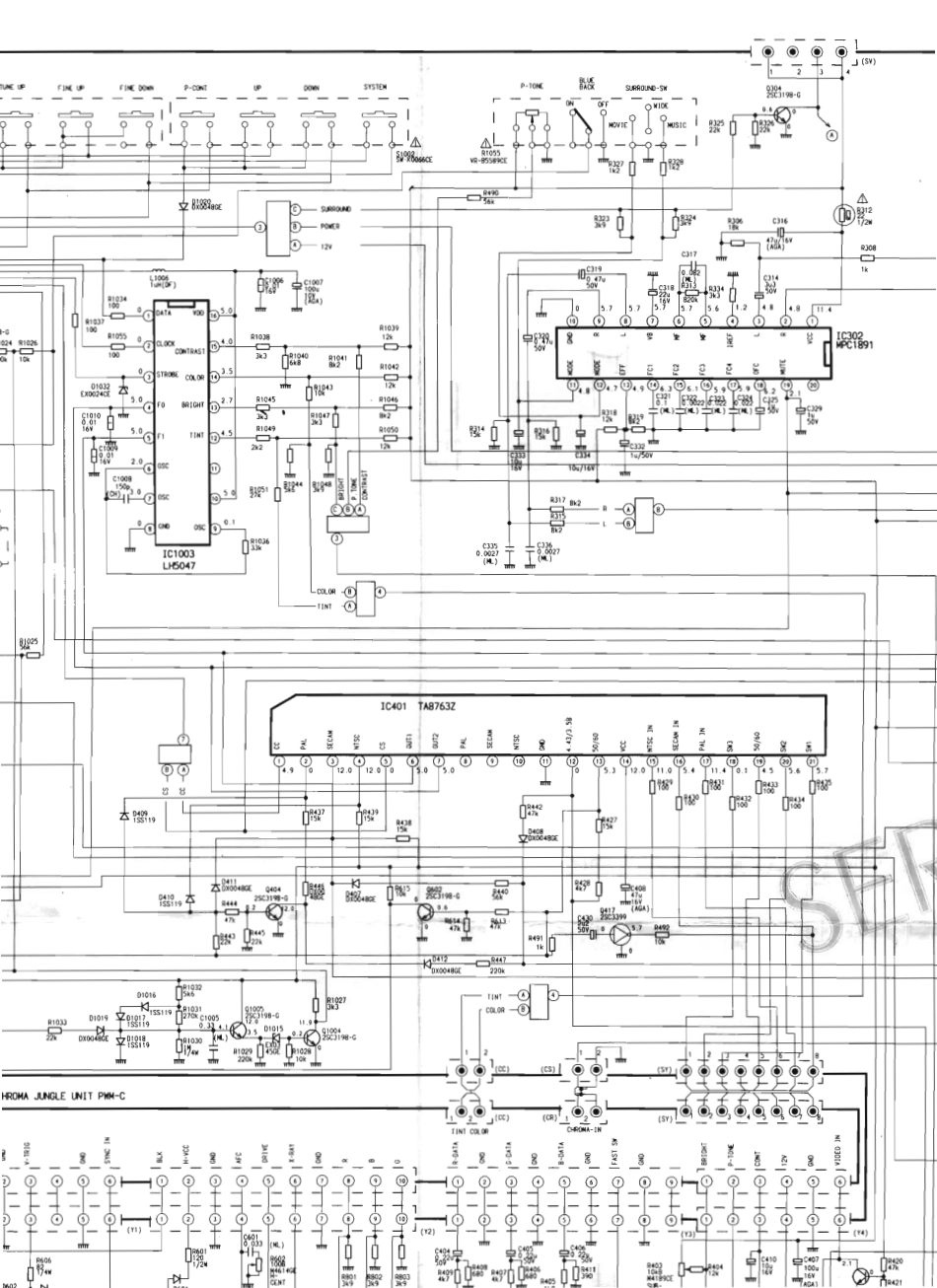 夏普25N42-E3彩电原理图_夏普25N42-E3.pdf_第2页