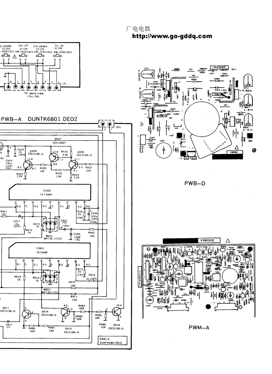 夏普25N42-E2彩电电路原理图_夏普  25N42-E2、29N42-E2(10).pdf_第1页