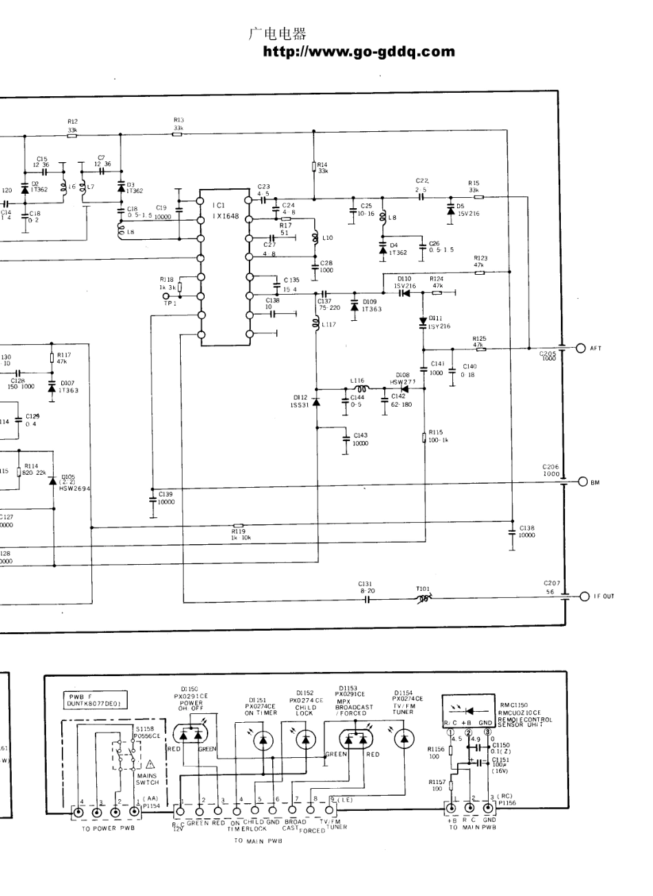 夏普25EX4彩电电路原理图_夏普  25EX4、29EX4(18).pdf_第1页