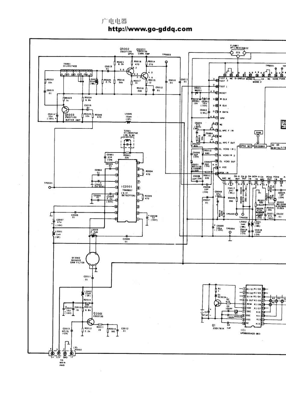 夏普25EX4彩电电路原理图_夏普  25EX4、29EX4(11).pdf_第1页