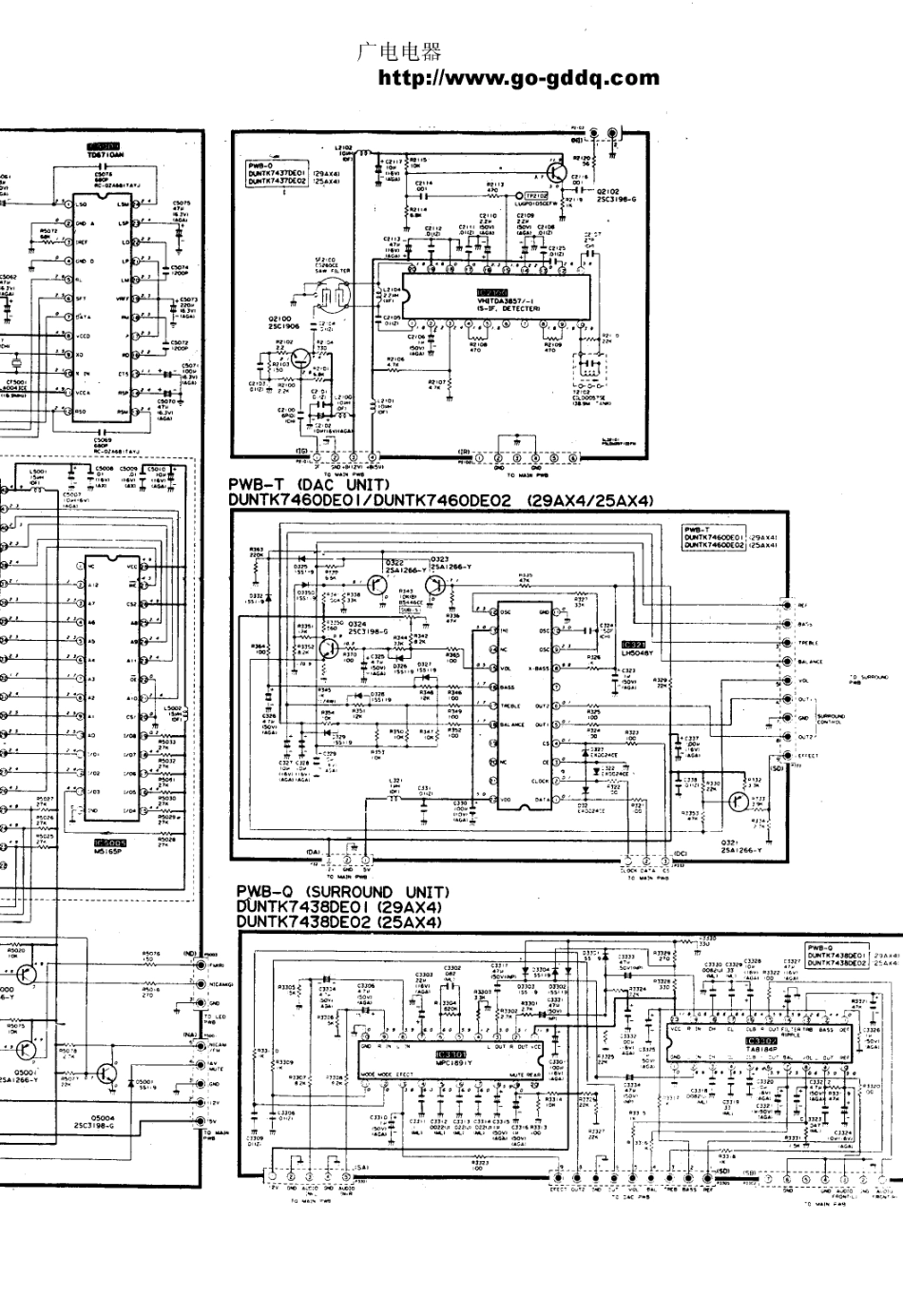 夏普25AX4彩电电路原理图_夏普  25AX4、29AX4(11).pdf_第1页