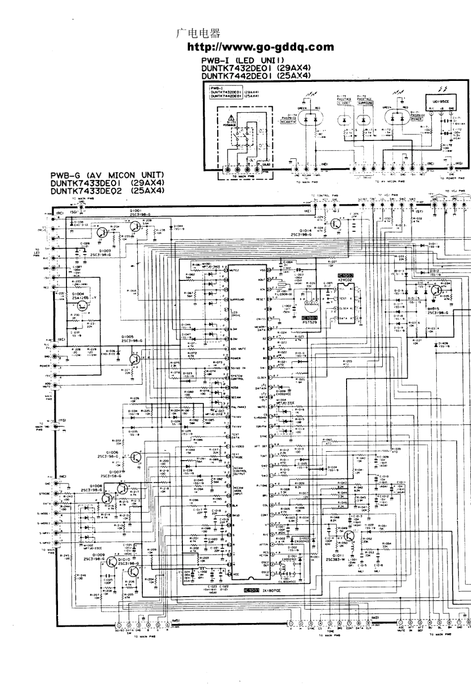 夏普25AX4彩电电路原理图_夏普  25AX4、29AX4(01).pdf_第1页