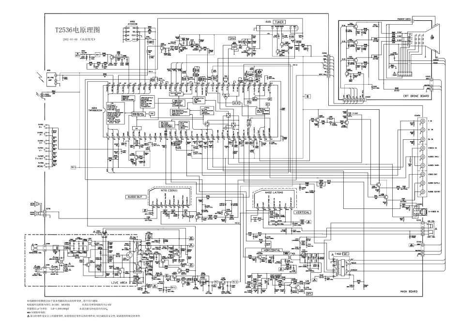 西湖T25T25A机芯彩电电路原理图_xihu_T25T25A.pdf_第1页