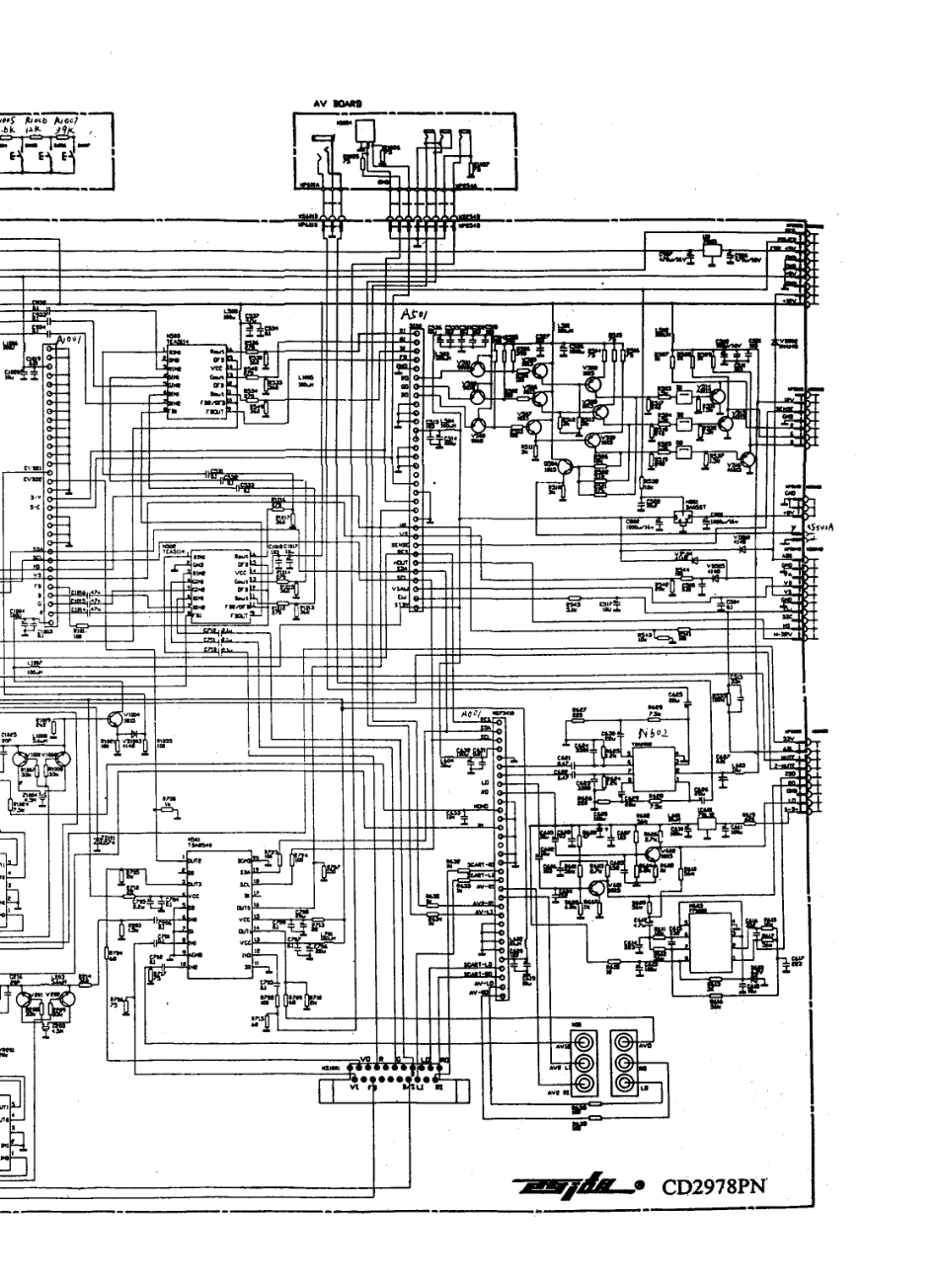 西湖CD2978PN电视机电路原理图_西湖  CD2978PN(02).pdf_第1页