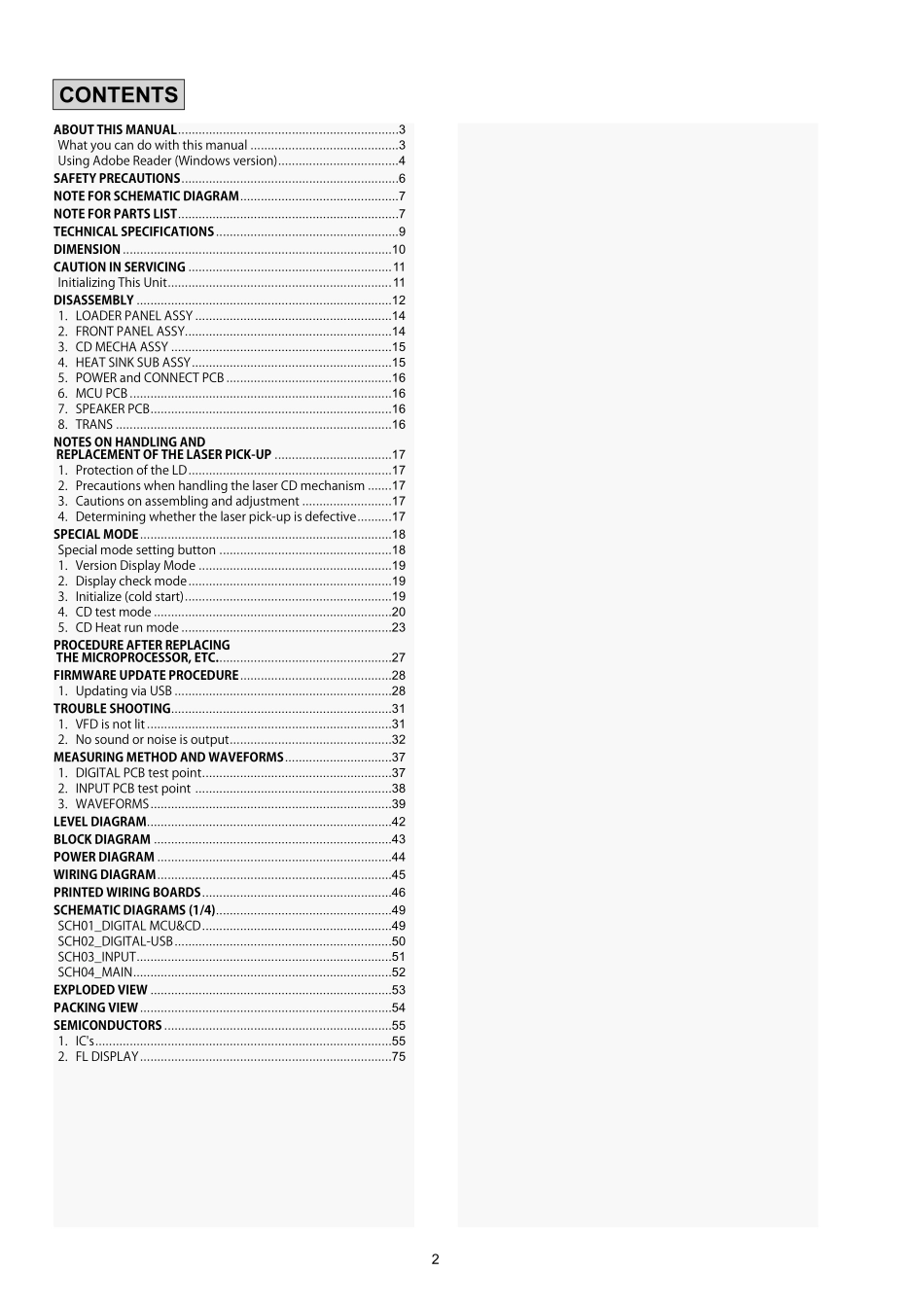 天龙DENON RCD-M40功放CD机维修手册.pdf_第2页