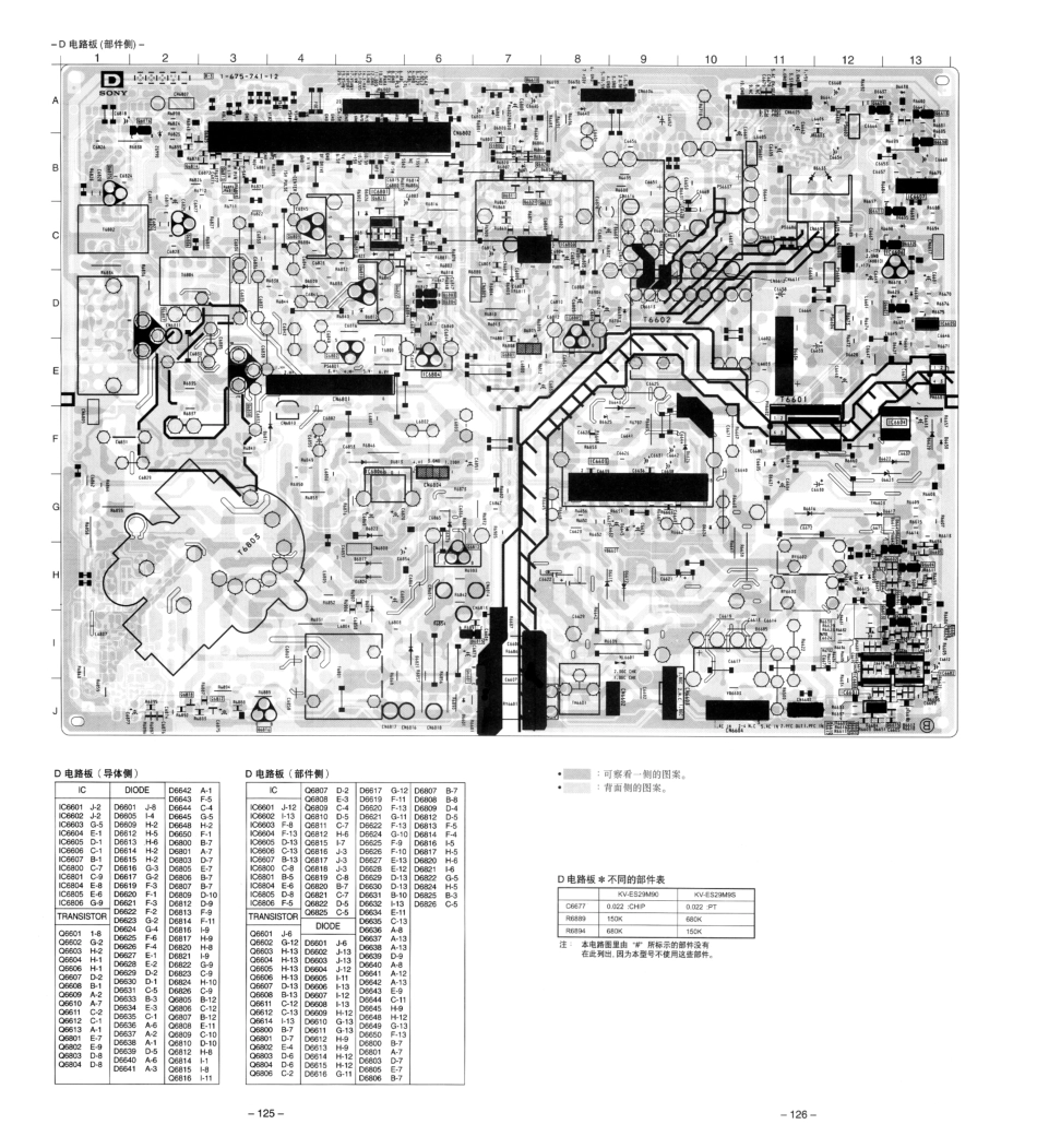 索尼彩电KV-ES29M9S电路图纸原理图_KV-ES29M9S_6-07.pdf_第1页