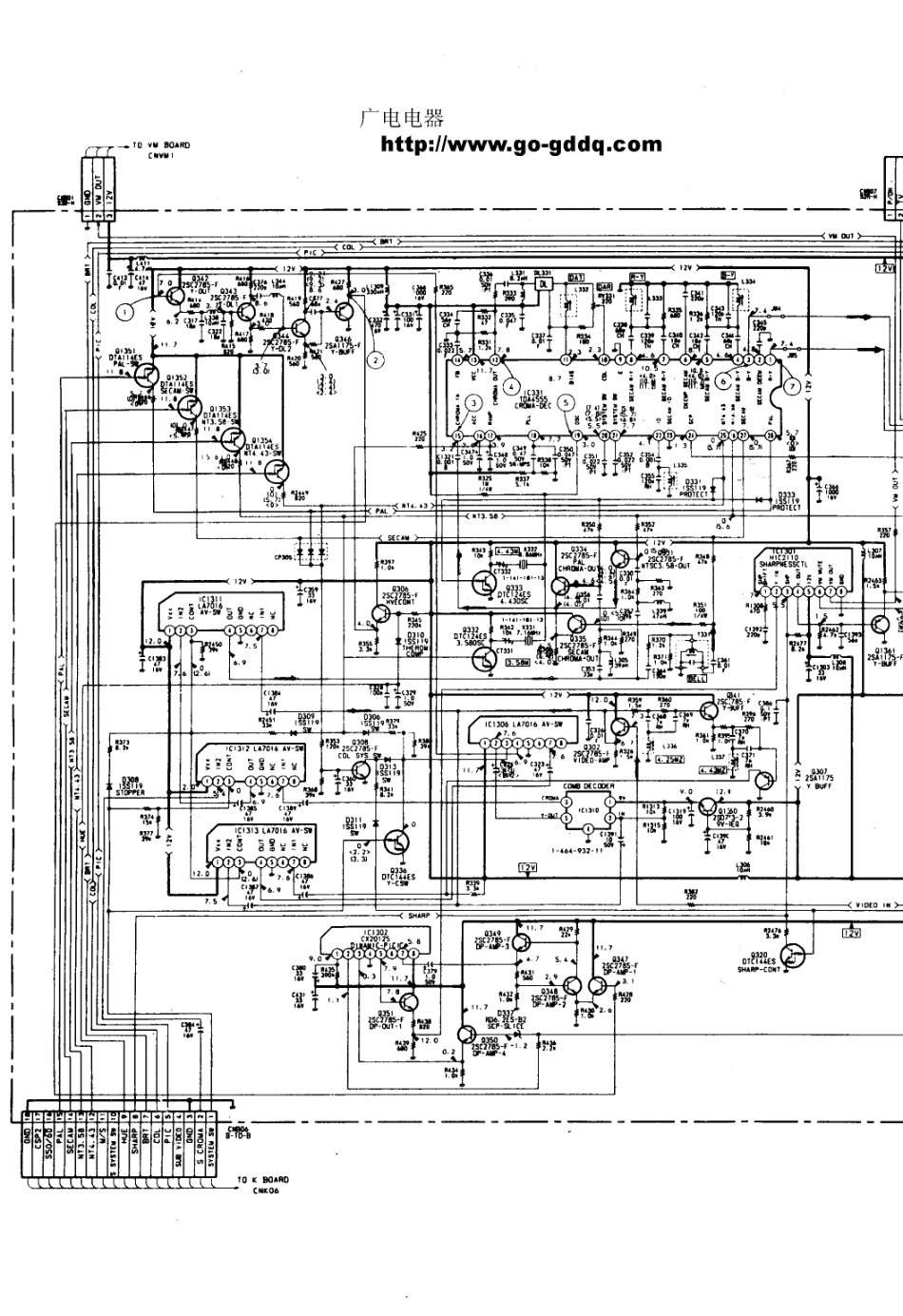 索尼SS-XT291彩电原理图_索尼  KV-3400、RM-679MT、SS-XT291(09).pdf_第1页