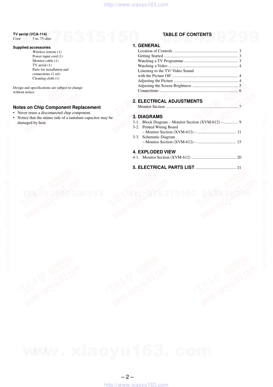 索尼SONY XTL-6100电路图.pdf_第2页