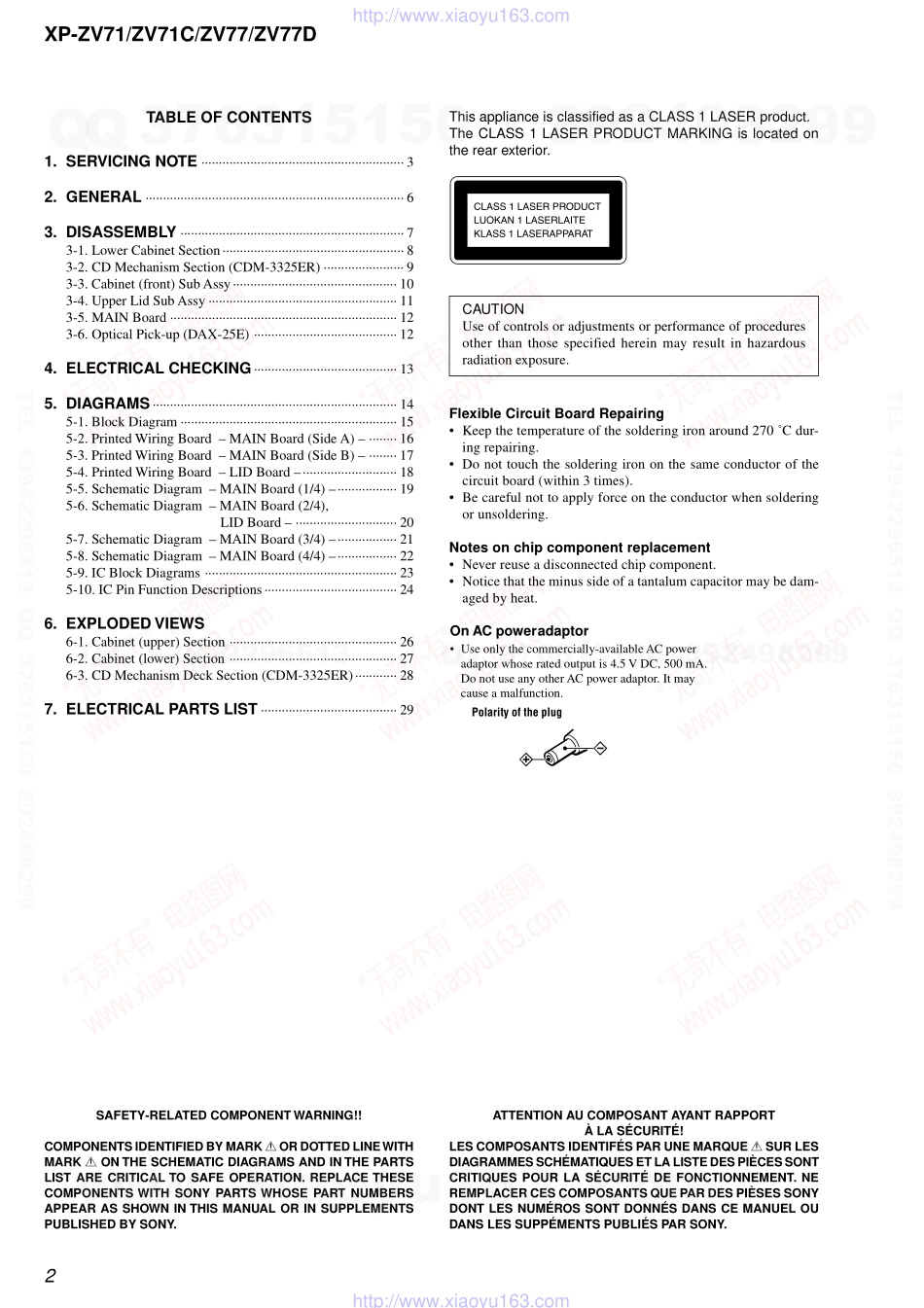 索尼SONY XP-ZV77C电路图.pdf_第2页