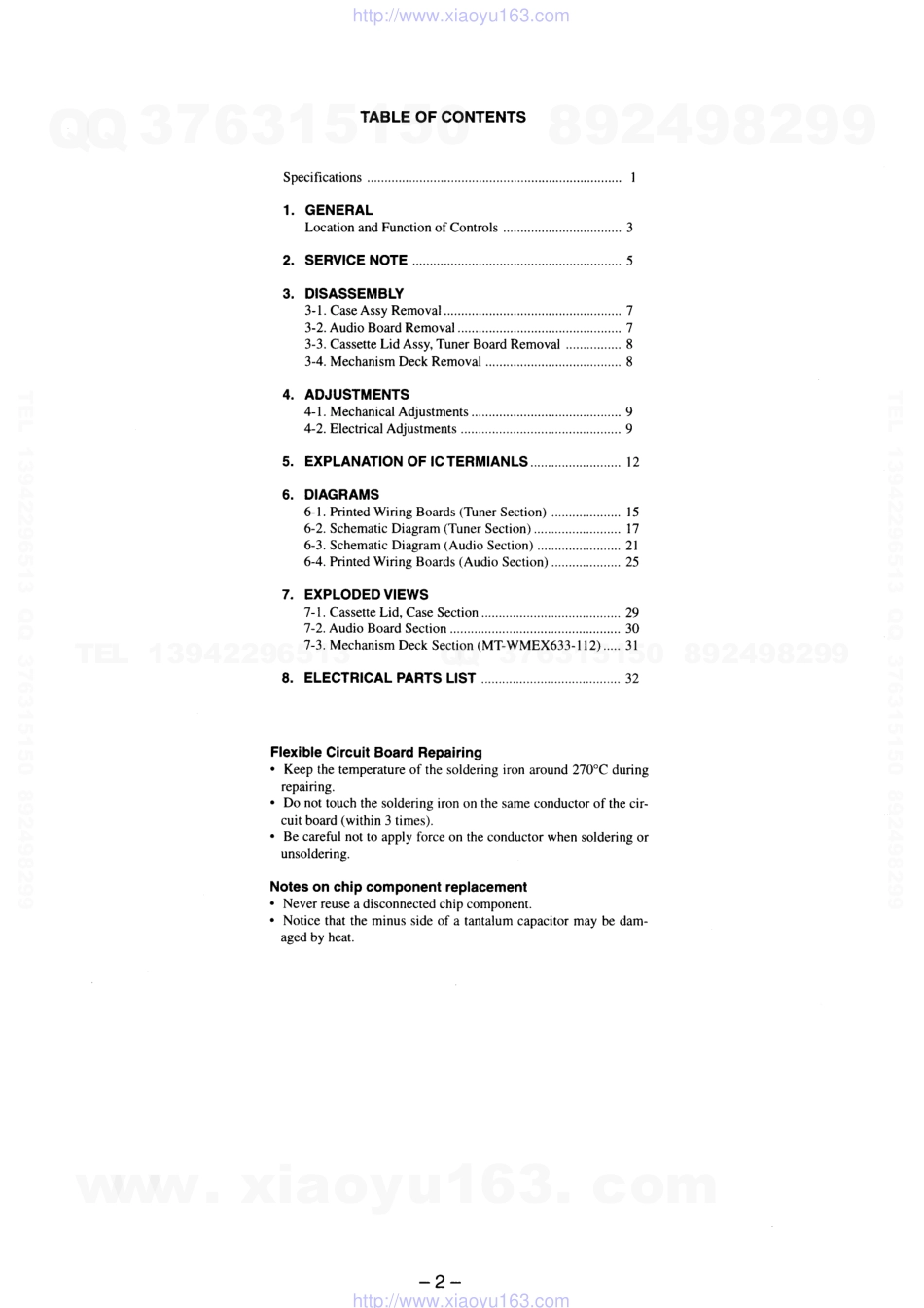 索尼SONY WM-FX833电路图.pdf_第2页