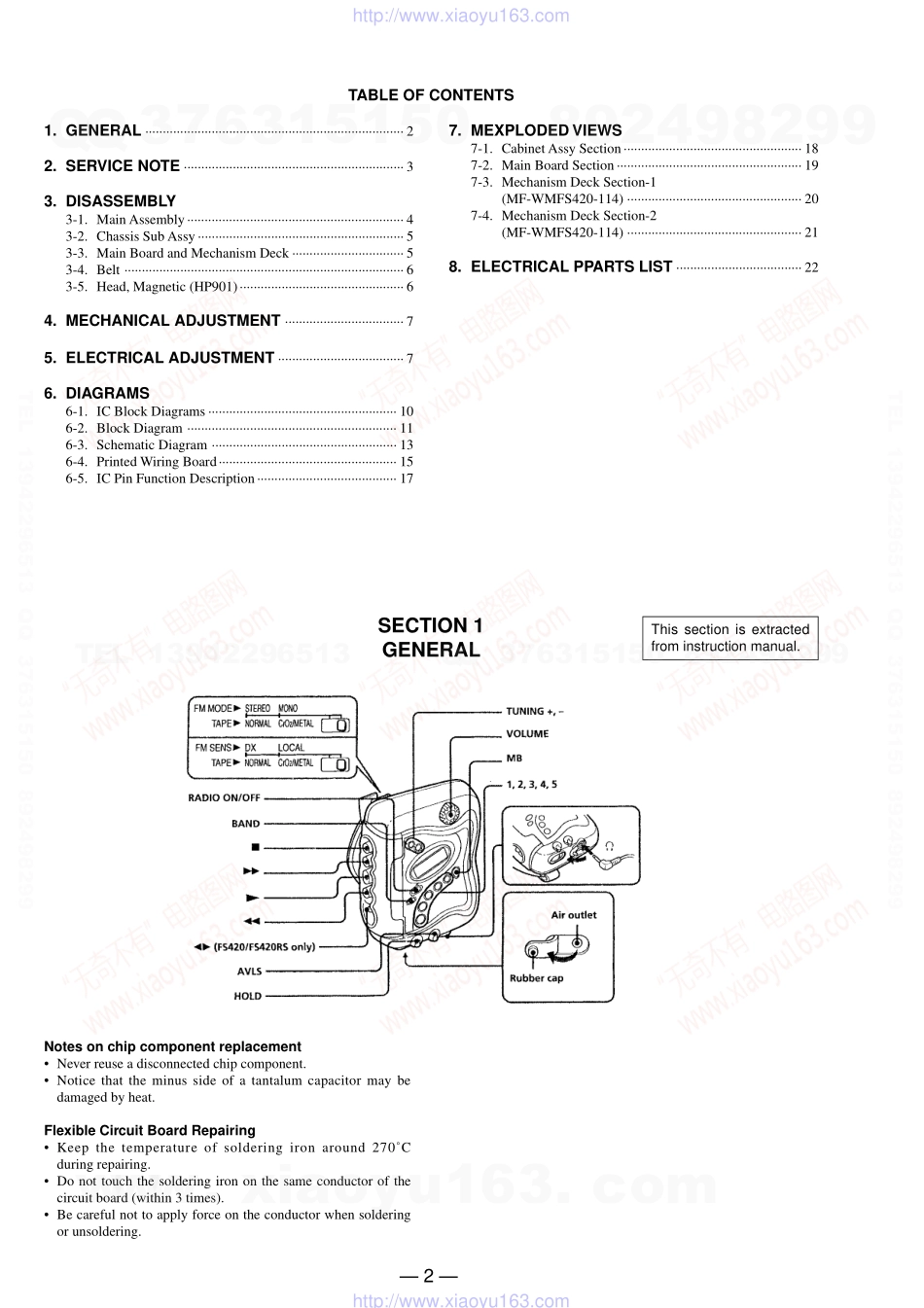 索尼SONY WM-FS420电路图.pdf_第2页