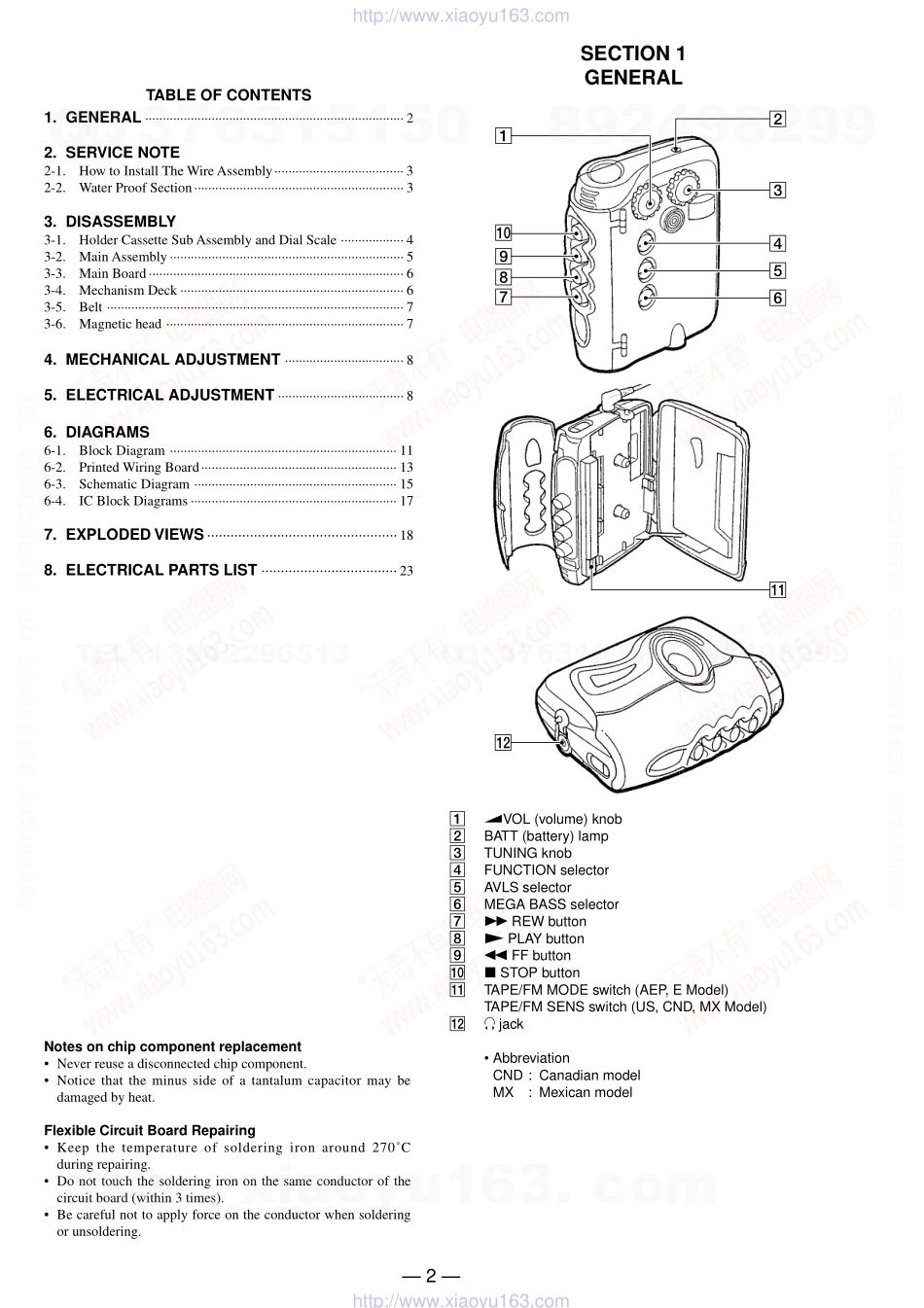 索尼SONY WM-FS111电路图.pdf_第2页