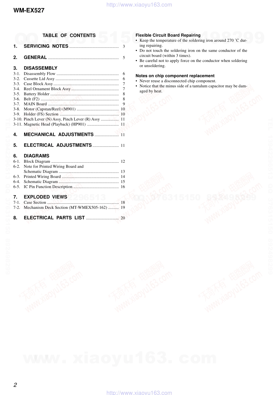 索尼SONY WM-EX527电路图.pdf_第2页