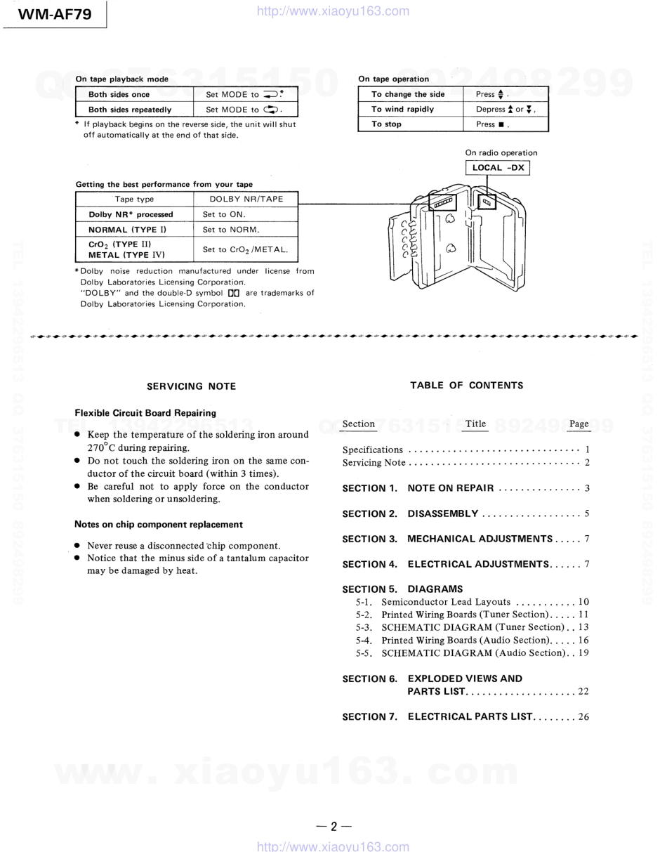 索尼SONY WM-AF79电路图.pdf_第2页