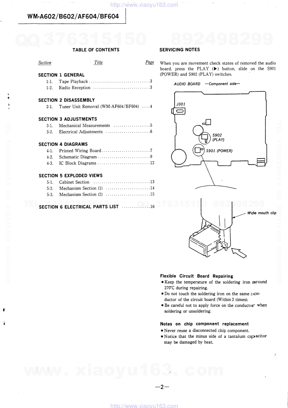 索尼SONY WM-A602电路图.pdf_第2页