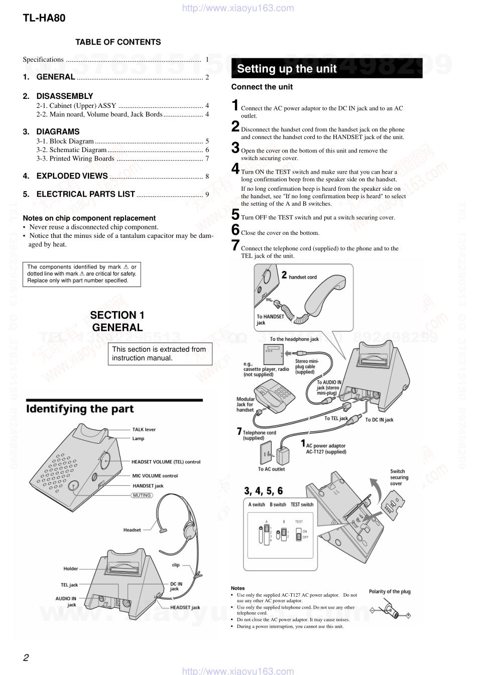 索尼SONY TL-HA80电路图.pdf_第2页